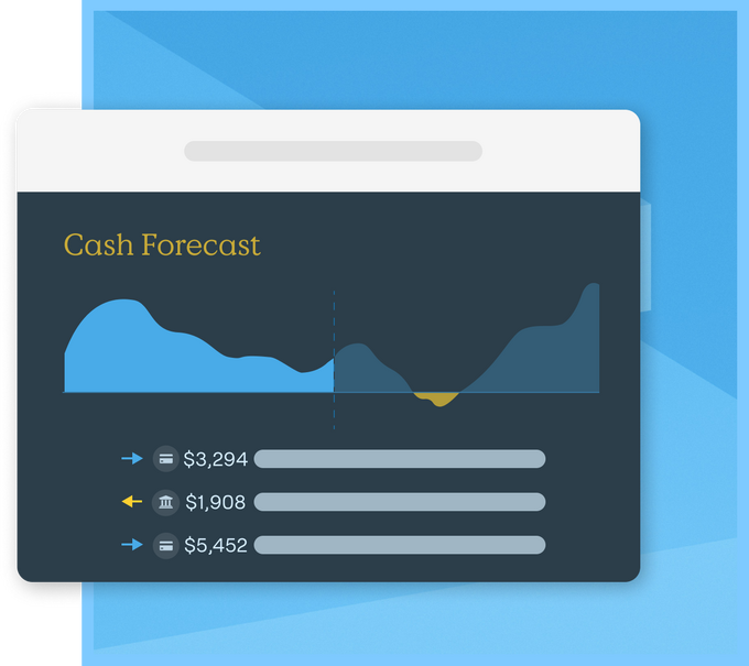 Treasury 1 direct cash forecast